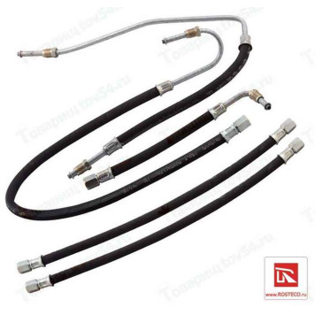 Шланг топливный высокого давления ВАЗ 2112 (1,6) инж. (комплект 5 шт) <b>ROSTECO 20168</b>