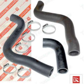 Патрубок радиатора ВАЗ 2170 Приора (3 шт) с хомутами <b>ROSTECO 20202</b>