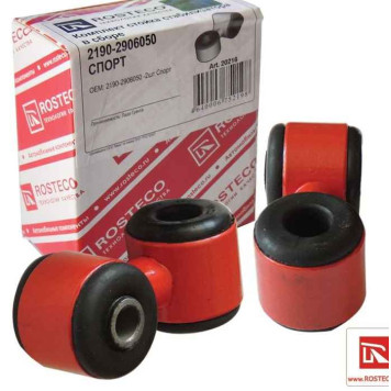 Стойка стабилизатора ВАЗ 2190 Гранта (комплект 2шт) СПОРТ <b>ROSTECO 20216</b> (2190-2906050 СПОРТ)