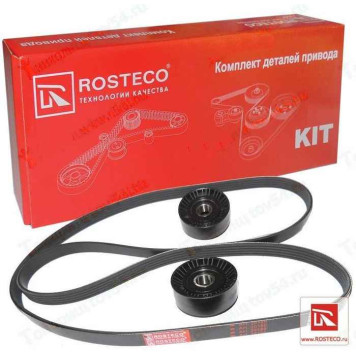 Комплект генератора ВАЗ 2123 (ремень 5РК1888+2 ролика) <b>ROSTECO 20226</b>