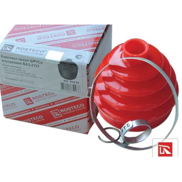 Пыльник ШРУС ВАЗ 2123 Нива Шевроле внутренний (+ 2 хомута, кольцо ШРУС) полиуретан <b>ROSTECO 20234</b> (2123-2215068/34/36)