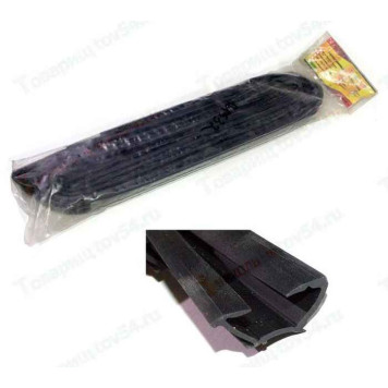 Уплотнители опускного стекла Lada Vesta (бархотки) верхние 4шт AD Plastik <b>РТИ 8450007722/7723/7874/7848AD</b>