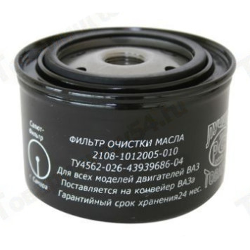 Фильтр масл ВАЗ 2108 САЛЮТ <b>Салют-Фильтр 2108-1012005</b>