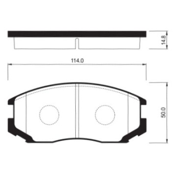 Тормозные колодки дисковые <b>SANGSIN SP1142</b>