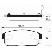 Тормозные колодки дисковые <b>SANGSIN SP1163</b>
