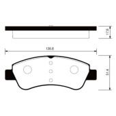 Тормозные колодки дисковые <b>SANGSIN SP1241</b>