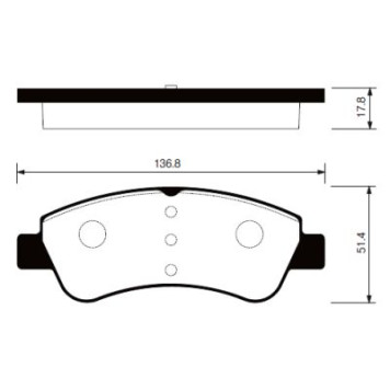 Тормозные колодки дисковые <b>SANGSIN SP1241</b>