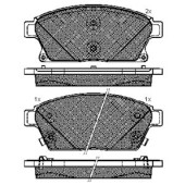Тормозные колодки дисковые <b>SANGSIN SP1362</b>