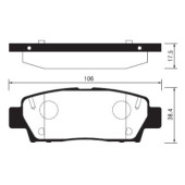Тормозные колодки дисковые <b>SANGSIN SP2022</b>