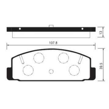 Тормозные колодки дисковые <b>SANGSIN SP2028</b>