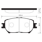 Тормозные колодки дисковые <b>SANGSIN SP2037</b>