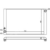 Радиатор AUDI A8 / S8 2.8 / 3.0 / 3.0TD / 3.2 / 4.0TD / 4.2TD / 6.0 03-10 <b>SAT AD0008</b>