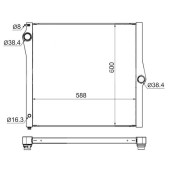 Радиатор BMW X5 E70 3.0 / 4.8 07- <b>SAT BW0010-07-1</b>