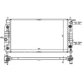 Радиатор CHRYSLER 300M / CONCORDE / LHS / DODGE INTREPID 2.7 / 3.2 / 3.5 98-04 <b>SAT CR0004</b>