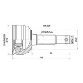 Шрус наружный DAIHATSU YRV K3-VE M201 2WD 00- <b>SAT DA-025</b>