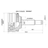 Шрус наружный DAEWOO NEXIA 95- / LANOS 97- ABS <b>SAT DW-06A47</b>