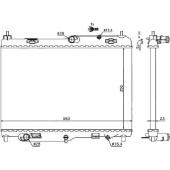 Радиатор FORD FIESTA 09- / ECOSPORT 13- <b>SAT FD0008-09</b>