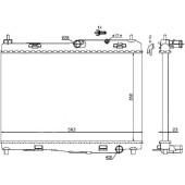 Радиатор FORD FIESTA 09- <b>SAT FD0008-09MT</b>