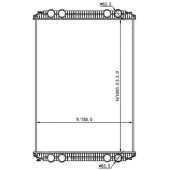 Радиатор FREIGHTLINER CENTURY \COLUMBIA 97- <b>SAT FR0001</b>