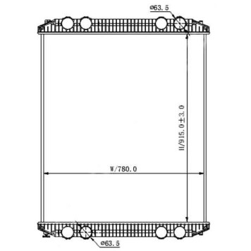 Радиатор FREIGHTLINER CENTURY <b>SAT FR0002</b>