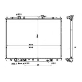 Радиатор HONDA PILOT 08- <b>SAT HD00016</b>