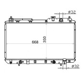 Радиатор HONDA CR-V 95-01 <b>SAT HD0004</b>