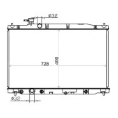 Радиатор HONDA CR-V 07- <b>SAT HD0004-07</b>