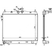 Радиатор HYUNDAI GETZ 1.1 / 1.3 / 1.4 / 1.6 02- <b>SAT HY0008-MT-1</b>