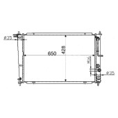 Радиатор HYUNDAI H1 / H200 / STAREX 2.4 / 2.5TD / 2.6D 97-07 <b>SAT HY0013</b>