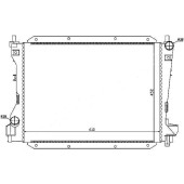 Радиатор JAGUAR S-TYPE 2.5 / 3.0 / 4.0 / 4.2 98- <b>SAT JA0001</b>