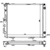 Радиатор MERCEDES E-CLASS W124 2.6 / 2.8 / 3.0 / 3.2 / 3.6AMG 85-95 <b>SAT MB0001</b>