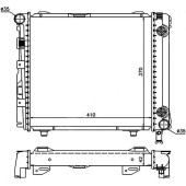 Радиатор MERCEDES E-CLASS W124 2.0 / 2.2 / 2.3 85-92 / W201 2.3 83-93 W / O A / C <b>SAT MB0003</b>