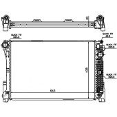Радиатор MERCEDES C-CLASS W204 07- / E-CLASS W212 10- / CLS-CLASS W218 11- / X204 GLK 08- DIESEL <b>SAT MB0009-07-D</b>