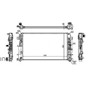 Радиатор MERCEDES SPRINTER / VOLKSWAGEN CRAFTER 06- <b>SAT MB0010-06</b>