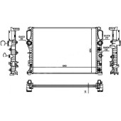 Радиатор MERCEDES E-CLASS W211 2.0 / 2.0D / 2.2D / 2.3 / 2.4 / 2.8 / 3.0 / 3.2 / 3.5 02-10 / CLS-CLASS W219 2.8 / 3.5 04 <b>SAT MB0011</b>