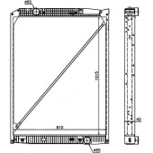 Радиатор MERCEDES ACTROS TRUCK 96- <b>SAT MB0013</b>