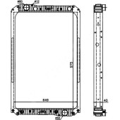 Радиатор MERCEDES BENZ AXOR МКПП 02- <b>SAT MB0014</b>