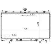 Радиатор MITSUBISHI GRANDIS 4G69 03- <b>SAT MC0008-03</b>