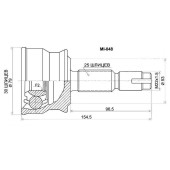 Шрус наружный MITSUBISHI COLT 4A91 Z24A 4WD 04- <b>SAT MI-048</b>