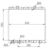 Радиатор MAZDA BONGO FRIENDEE 95- WL <b>SAT MZ0009</b>