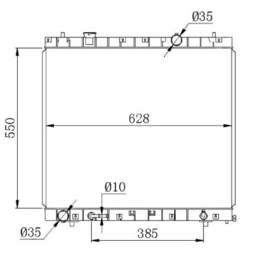 Радиатор MAZDA BONGO FRIENDEE 95- WL <b>SAT MZ0009</b>