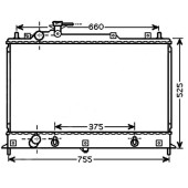 Радиатор MAZDA CX-7 / MPV L3-VDT 06- <b>SAT MZ0011</b>