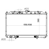 Радиатор NISSAN AD / WINGROAD / SUNNY B15 / ALMERA / BLUEBIRD SYLPHY / PRIMERA P12 QG13-QG18 1.3 / 1.8 98- <b>SAT NS0001-16</b>