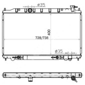 Радиатор NISSAN TEANA VQ2.3 / 3.5 03- <b>SAT NS0004-J31-V6</b>