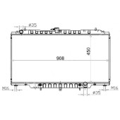 Радиатор NISSAN PATROL / SAFARI TB45E 98-02 <b>SAT NS000Y61</b>