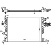 Радиатор OPEL CORSA C 1.4 / 1.6 / 1.7D / 1.8 00-07 / OPEL COMBO 1.4 / 1.6 00- <b>SAT OP0006-GMT</b>