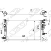 Радиатор RENAULT SCENIC / MEGAN 09- <b>SAT RN0004</b>