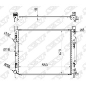 Радиатор RENAULT KANGOO 08- <b>SAT RN0006</b>