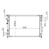 Радиатор SUBARU TRIBECA 3.0-3.6 05- <b>SAT SB0006</b>