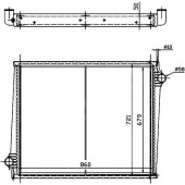 Радиатор SCANIA 4 P-SERIES 95-04 <b>SAT SC0001</b>
